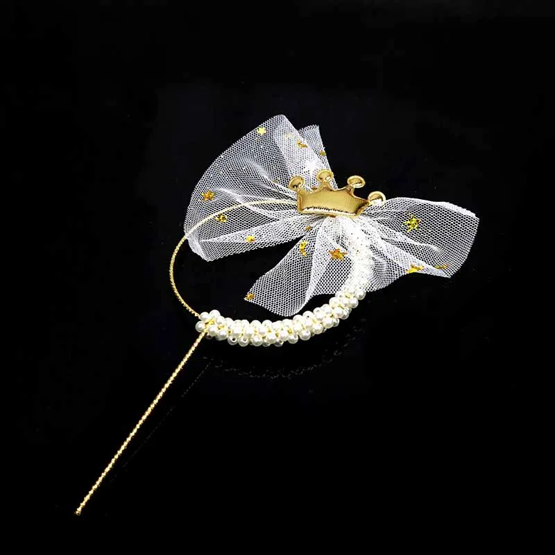 1Pc Happy Birthday Cake Toppers Gold Round Hearts Shaped Cupcake Topper Elegant Decorations Wedding Party Supplies | Дом и сад