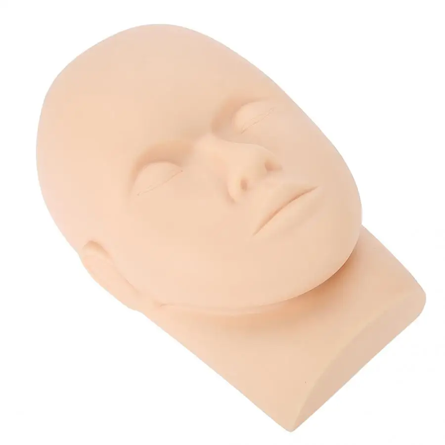 Резиновый женский манекен мягкий массажный учебный Макияж для накладных ресниц