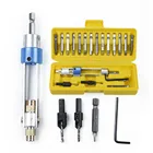 Набор сменных сверл для вращающихся инструментов, отвертка из быстрорежущей стали, отвертка с отверткой, отвертка с полувременной головкой, поворотная головка, Быстросменные инструменты для вождения и ремонта