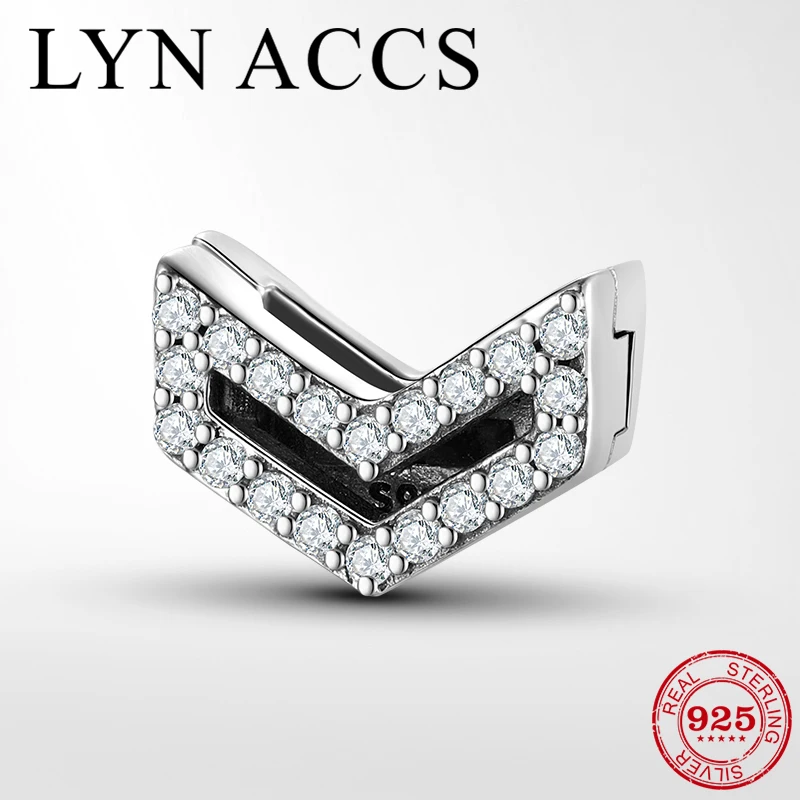 

Подвески из серебра 925 пробы с особым символом, сверкающие циркониевый зажим, подходят для изготовления ювелирных изделий браслет Reflexions