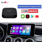 CarPlay Ai Box Android 9.0 беспроводной CarPlay беспроводной Android Авто Youtube Netfix Tv для Bmw Honda Skoda Nissan Kia 4 + 64G Google