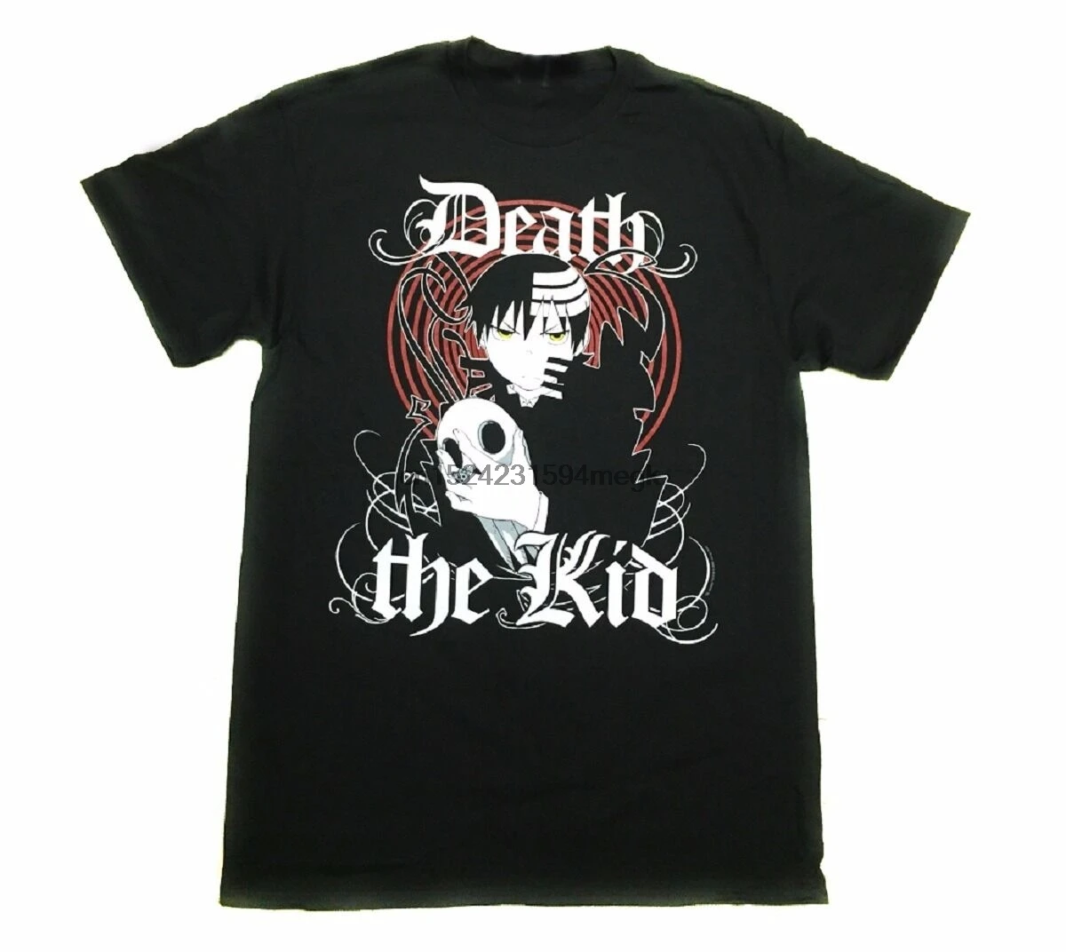 

Soul Eater Death The Kid Old English Anime Licensed Adult T Shirt