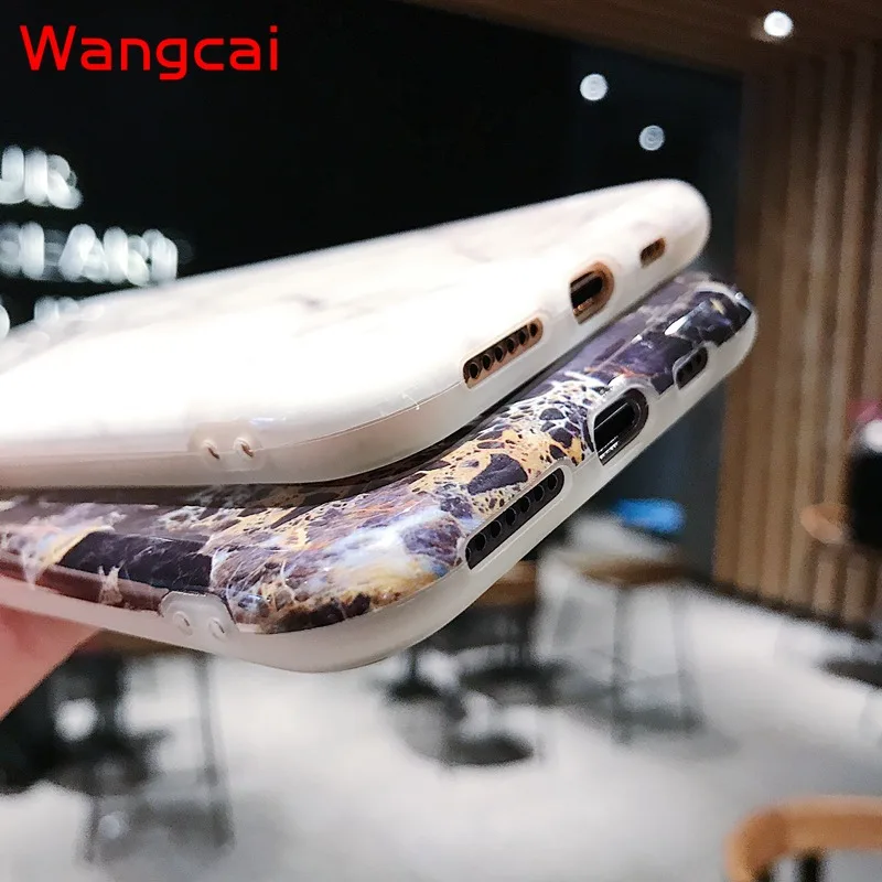 Мраморные чехлы для iPhone 11 Pro Max мягкий чехол из ТПУ задняя крышка XS XR 8 7 6 6S Plus с