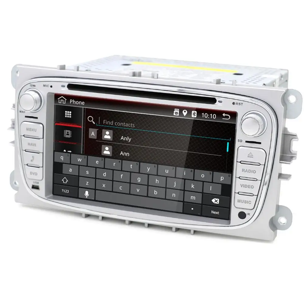 7 &quotAndroid 1 автомобильный Радио DVD для FORD/Focus/S MAX/Mondeo/C MAX/Galaxy четырехъядерный Wifi GPS