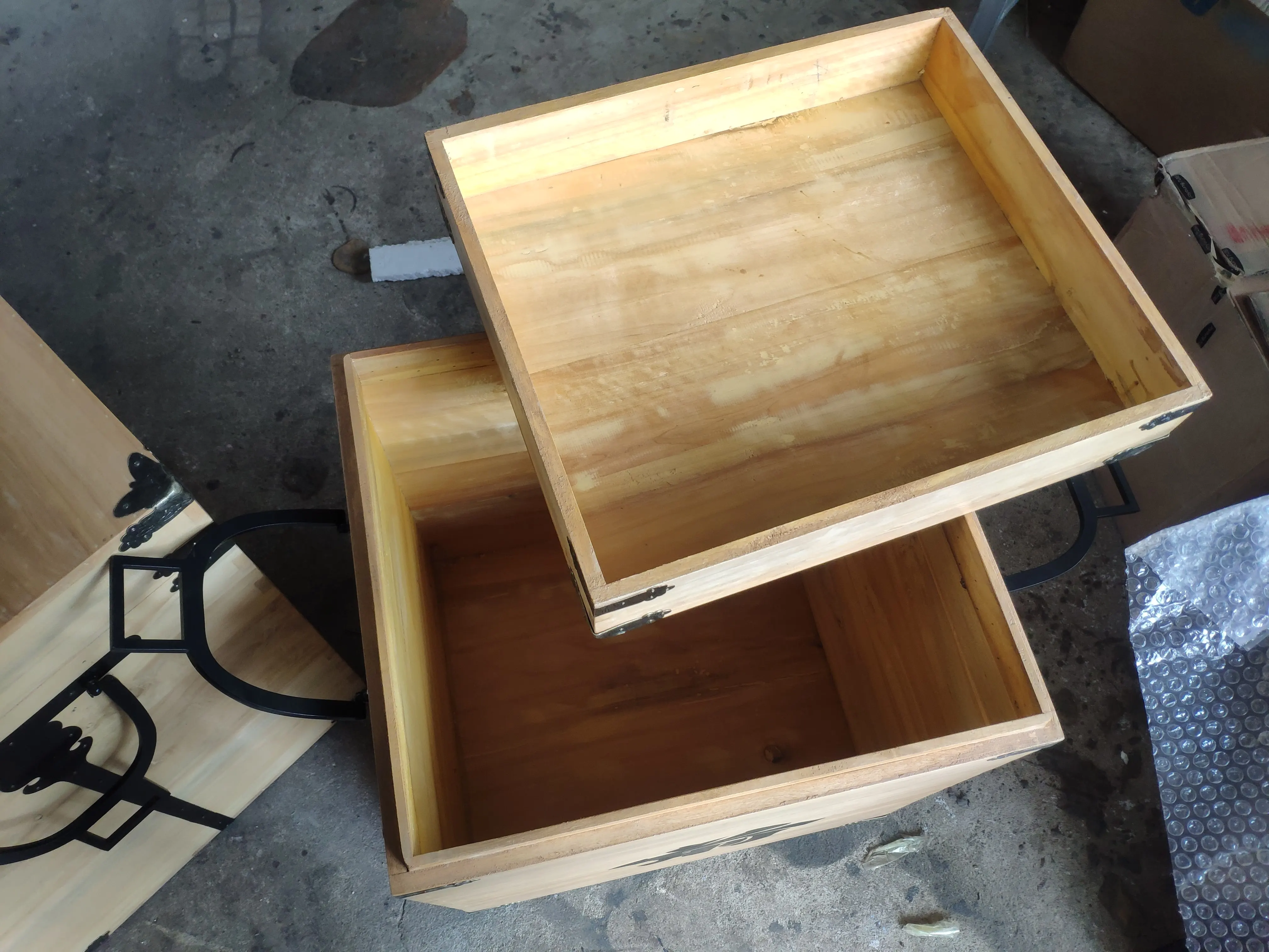 Профессиональный деревянный ящик для самурайских доспехов joroi Bitsu|Боевые