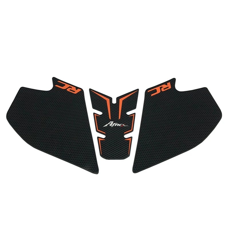 

AFNCX Motorcycle Fuel Tank Pad Rubber Non-Slip Protector Sticker Side Traction Kneepad Decal for KTM 390RC RC390