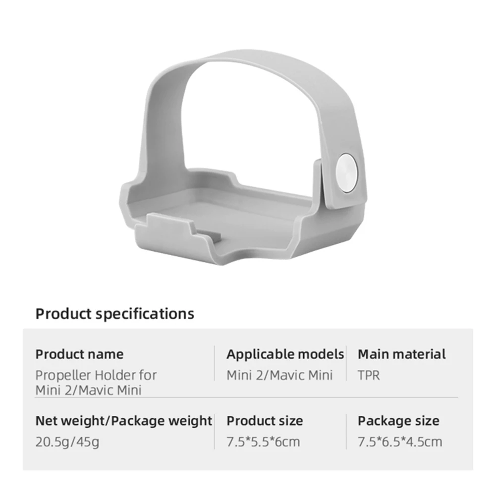 

Propeller Holder for DJI Mavic Mini 2 Mini Soft Prop Protective Stabilizer
