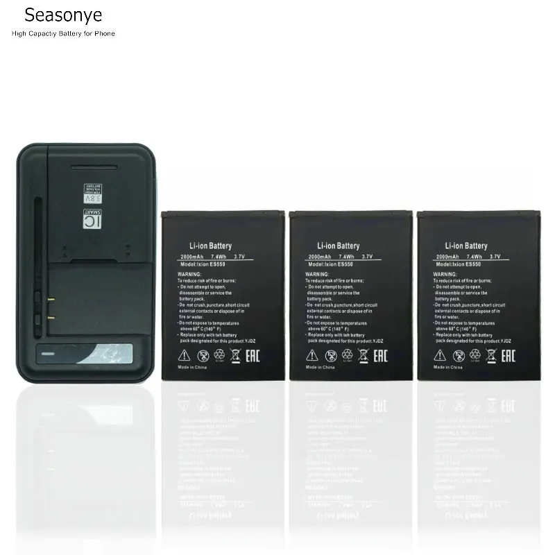Seasonye оригинальный 2000mAh / 7.4Wh ES550 Сменный аккумулятор для телефона + универсальное