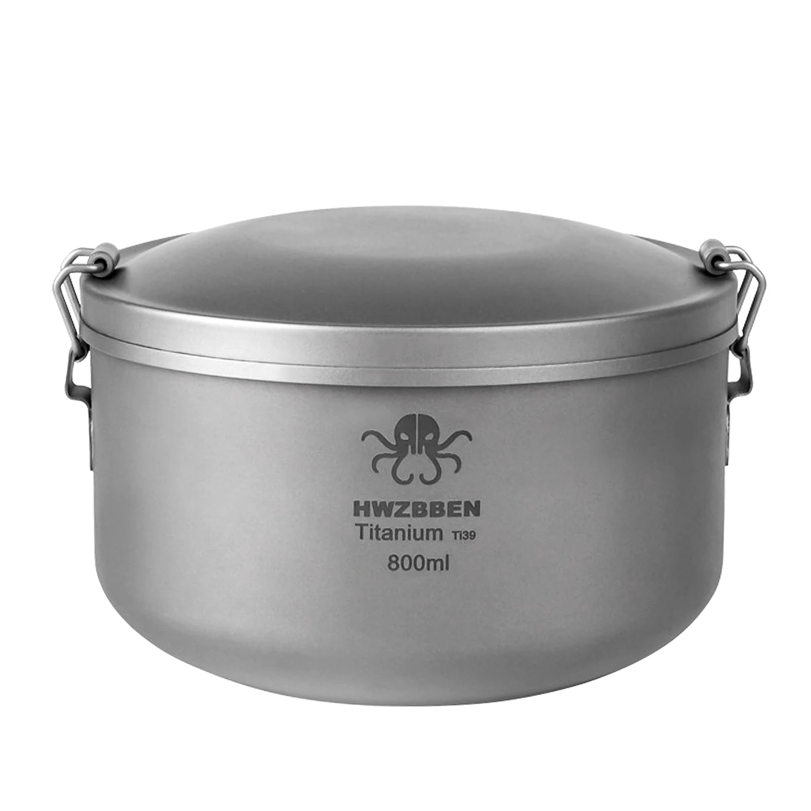 

800ml Titanium Tin Box Portable Food Storage Container Lunch Box for Home Outdoor Camping Hiking Picnics Tableware