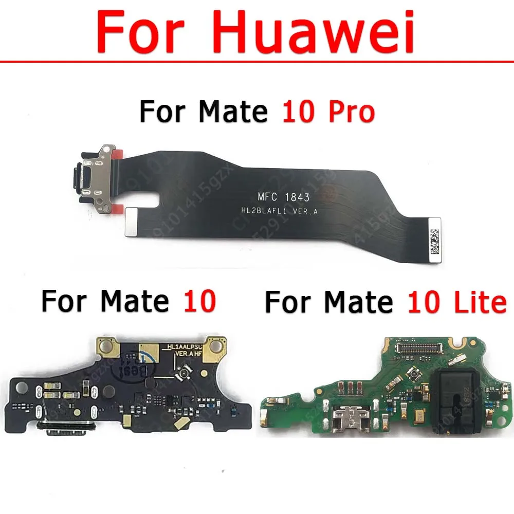 

Original Usb Charge Board For Huawei Mate 10 Lite Mate10 Pro Charging Port Pcb Dock Connector Ribbon Socket Repair Spare Parts