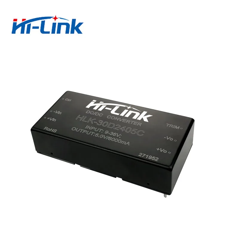 Бесплатная доставка 10 шт./лот HLK 30D2405C DC 220 В до 5V30W 6A 91% понижающий коэффициент