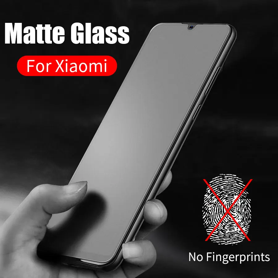 Матовое закаленное стекло для Xiaomi Mi 9 9T SE A2 Lite A3 Redmi Note 5 6 7 8 K20 Pro Pocophone F1 защита на весь экран