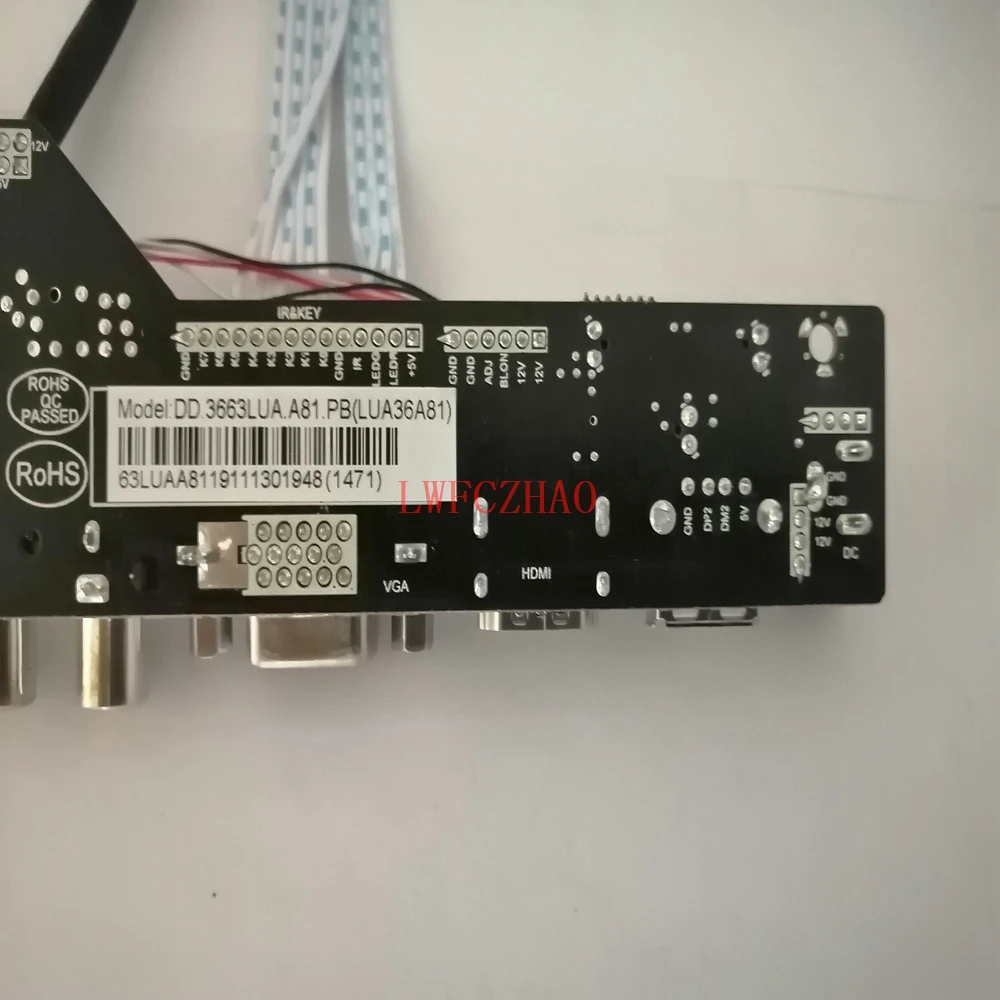 Фотографический контроллер 3663 дюйма HDMI + VGA USB Драйвер платы контроллера