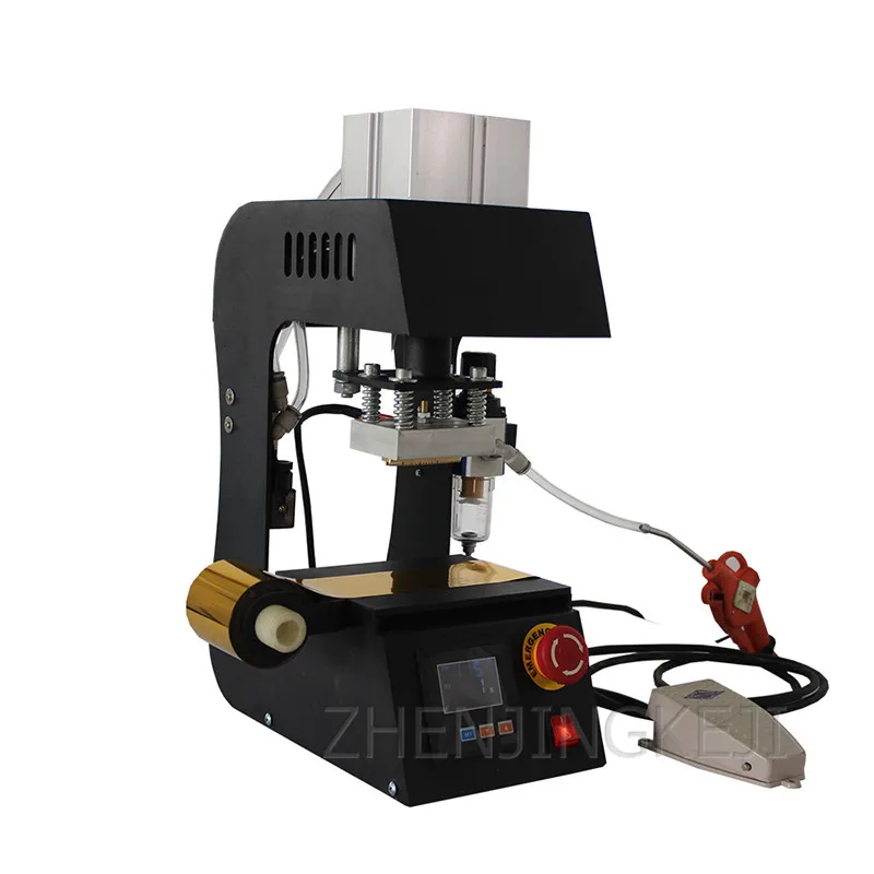 Automatic Roll Paper Hot Stamping Machine Leather Heat Transfer Wood Kraft Branding Tools Small Bronzing | Инструменты