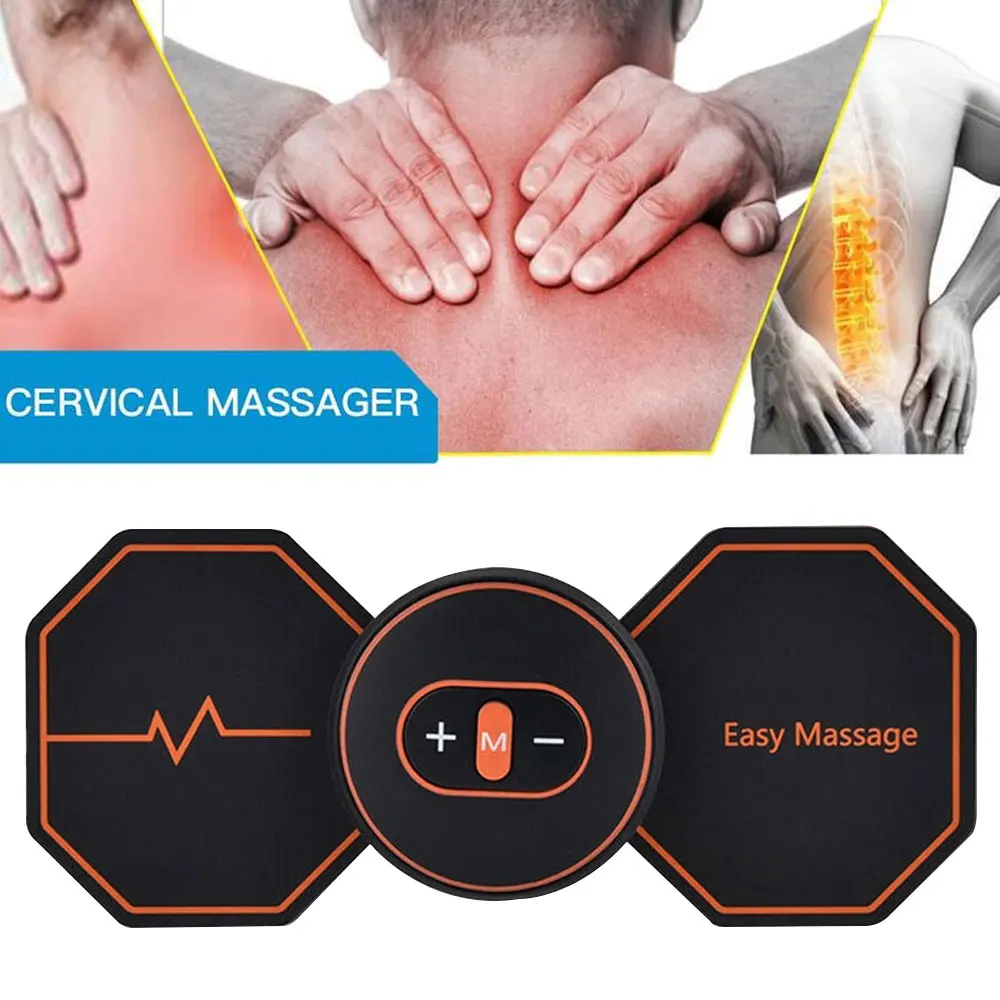 Электрический массажер для шеи и бедер Портативный Миниатюрный стимулятор спины