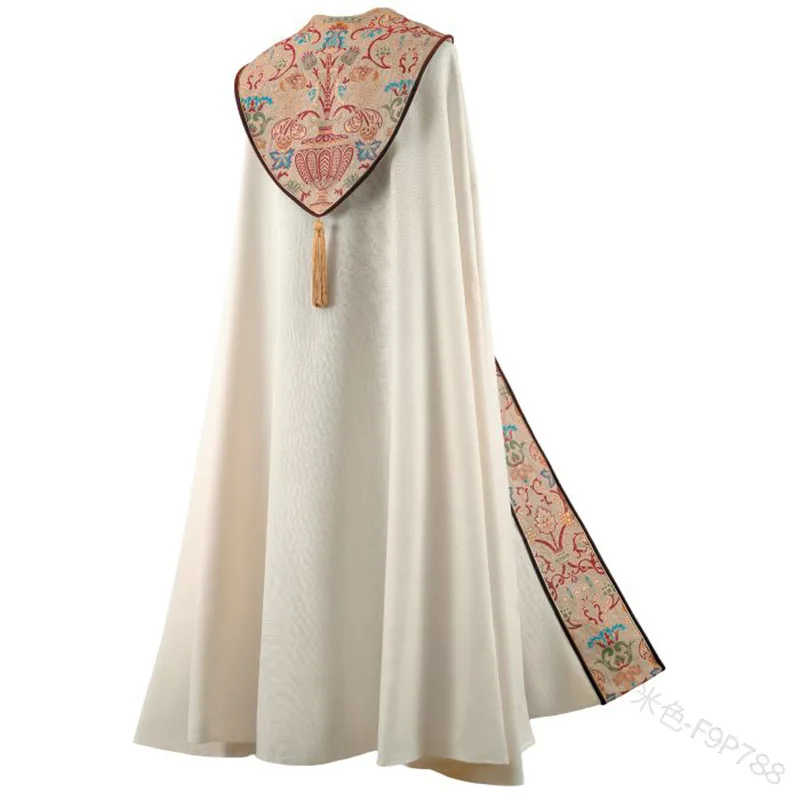 Костюмы на Хэллоуин для мужчин средневековый Ретро шалевая накидка Молитва