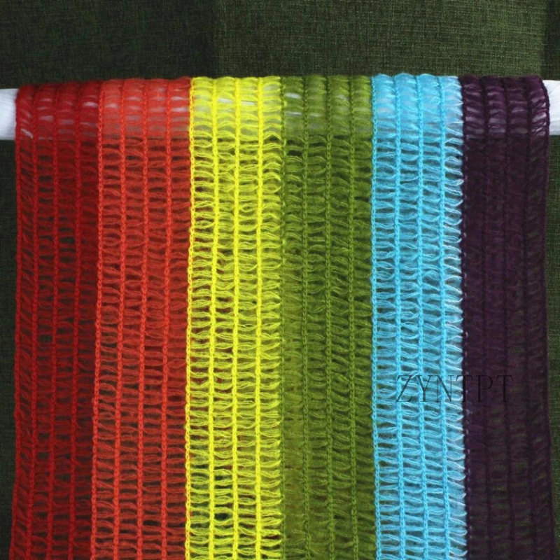 Растягивающаяся Радужная мохеровая обертка для новорожденных реквизит