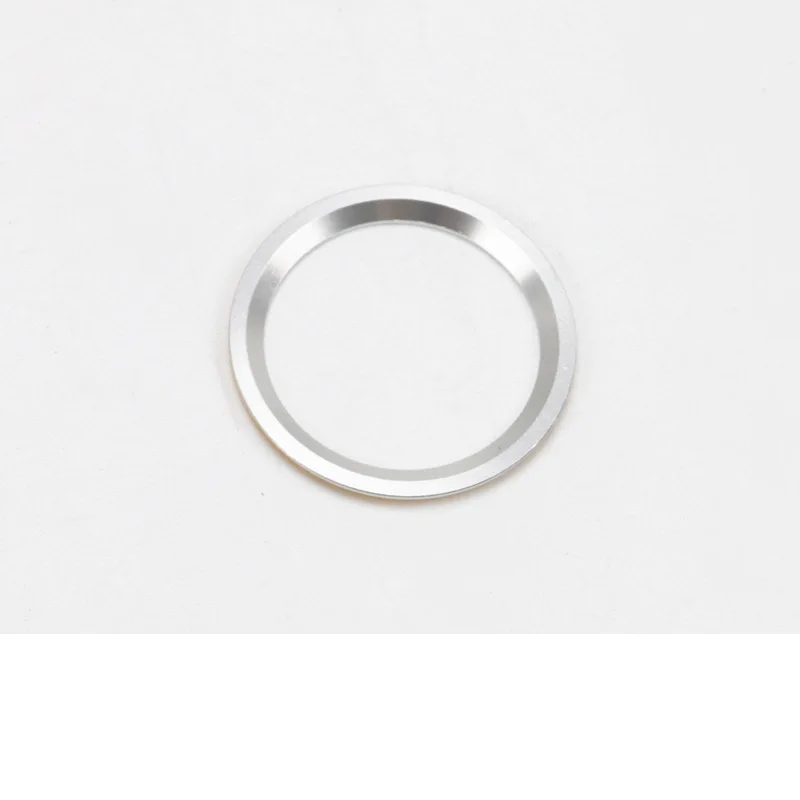 silver 1pcs 2 Lsrtw2017 Круглая Панель из алюминиевого сплава для peugeot 3008 5008, декоративные аксессуары для интерьера - Название цвета: silver 1pcs 2