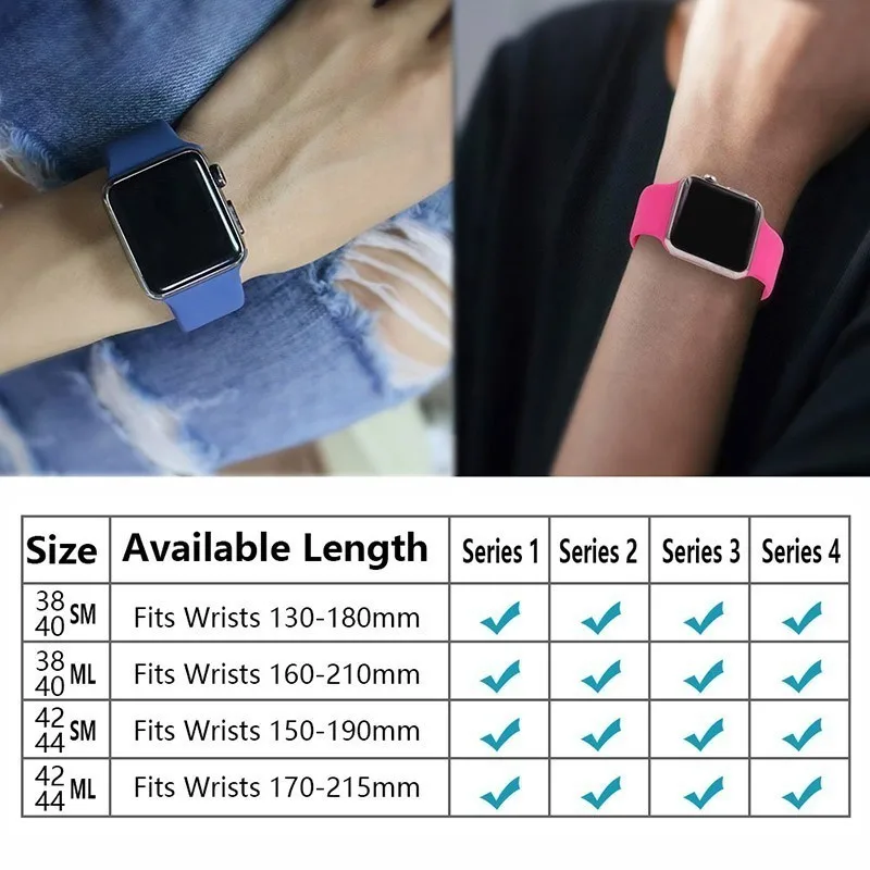 Силиконовый ремешок для Apple Watch 42 мм 5 4 3 iwatch ремешок 38 мм 44 мм 40 мм pulseira correa Браслет Смарт часы аксессуары петля