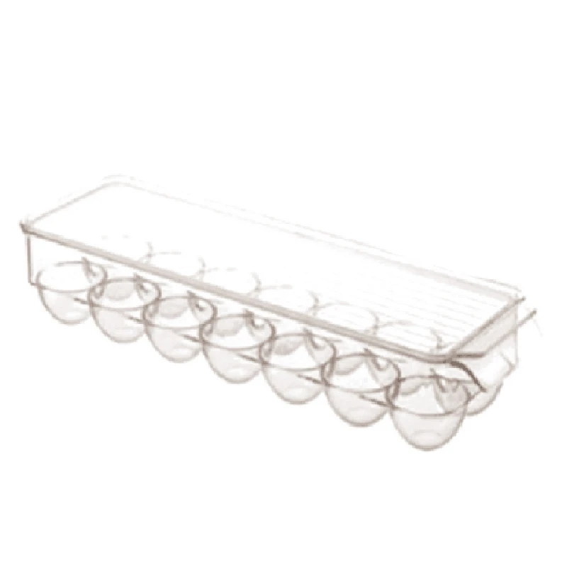 

Refrigerator Egg Storage Box Organizer Household Transparent Egg Grid Fresh-Keeping Box Egg Rack Storage Container