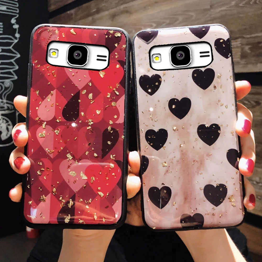 Kainuen красный любовь Мягкий ТПУ чехол на заднюю панель телефона capinha coque для samsung