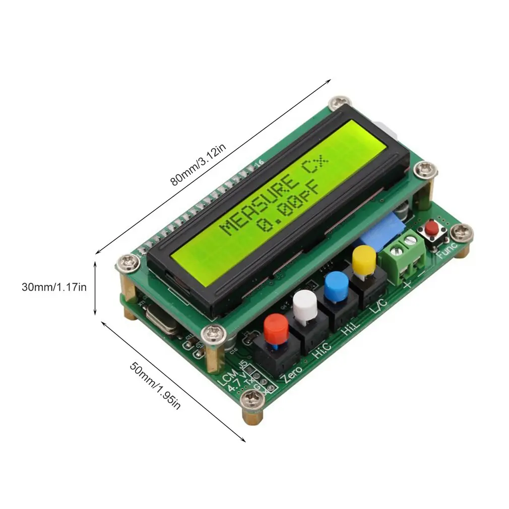 LC100A Digital LCD Capacitance LC Meter Inductive Inductance Tester Inductor Capacitor Table 1pF-100mF 1uH-100H | Инструменты