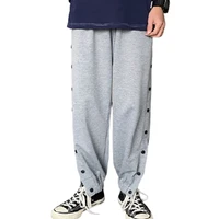 trendy all match mens sports breasted pants loose comfortable straight casual pants bundles basketball training pants