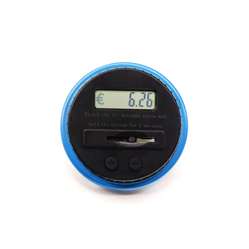 Прозрачная электронная цифровая копилка для монет счетчик экономии ЖК дисплей