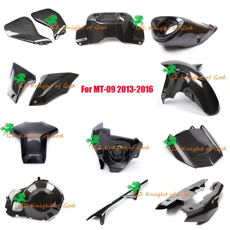 100% реальный мотоциклетный полный резервуар из углеродного волокна боковой