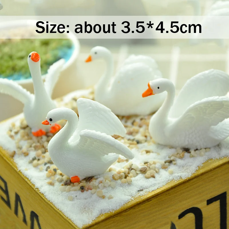 Миниатюрные Мультяшные животные BAIUFOR 1 шт. Настольная мини кукла марионетка декор