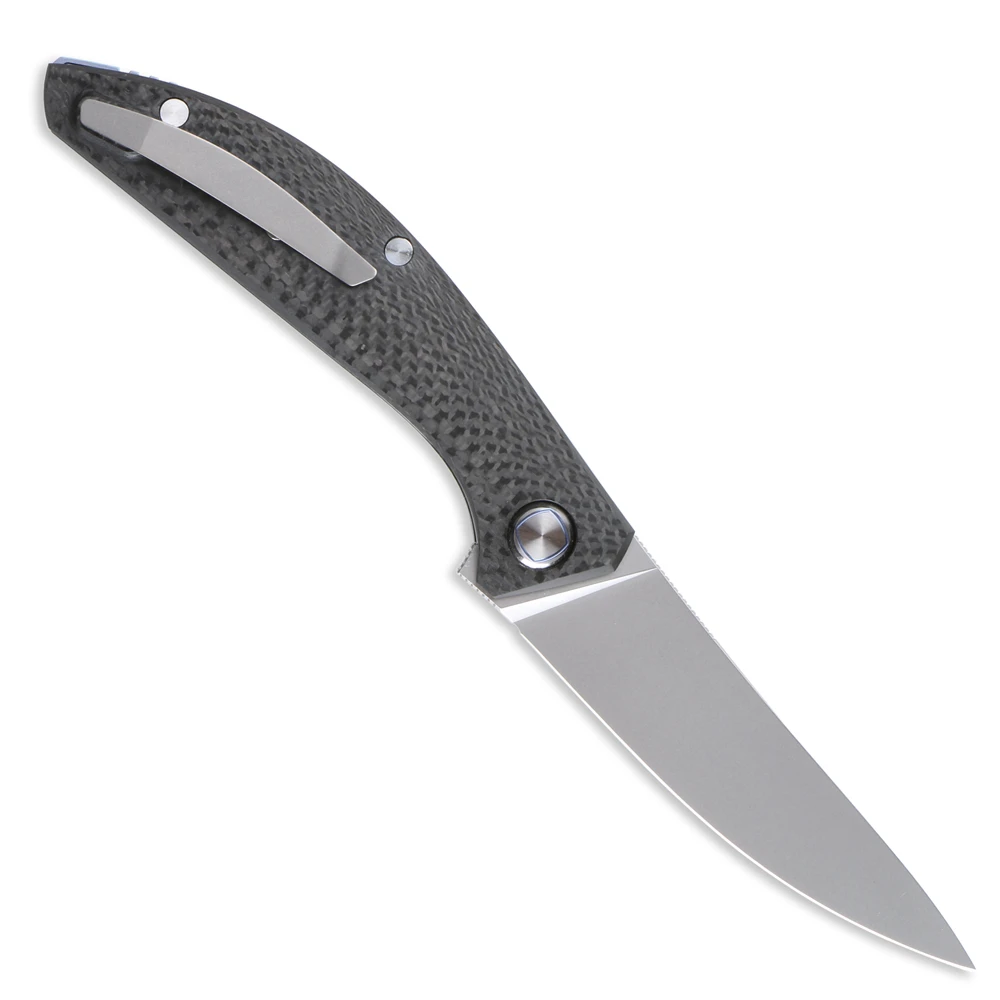 Складной нож SIGMA Flipper Green thorn на заказ лезвие M390 ручка из углеродного волокна