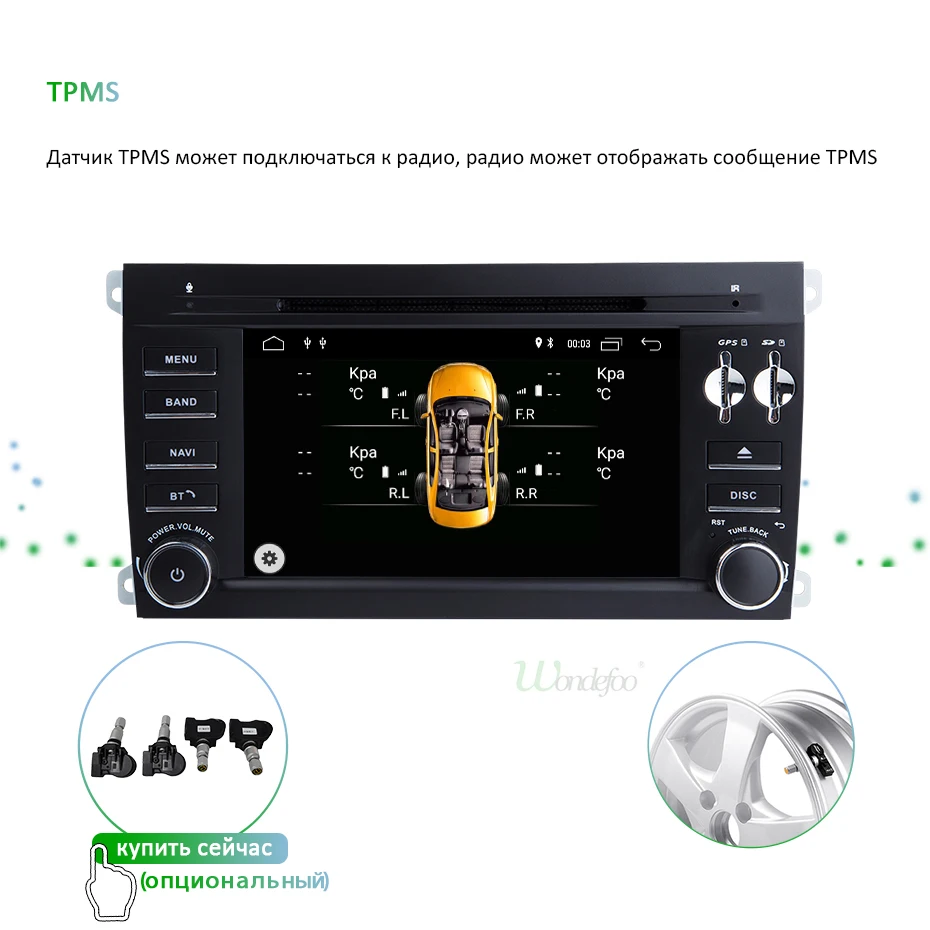 Android 9,0 DSP 64G радио GPS 2 DIN в автомобиль для Porsche Cayenne 2003-2010 Cayenne S GTS 2003-2010 навигация ips экран dvd-плеер