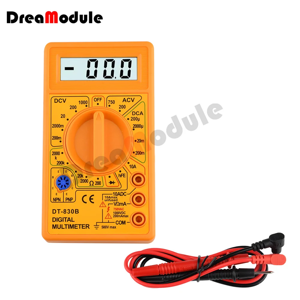 Цифровой мультиметр с ЖК дисплеем фотоэлектрический вольтметр амперметр Омметр