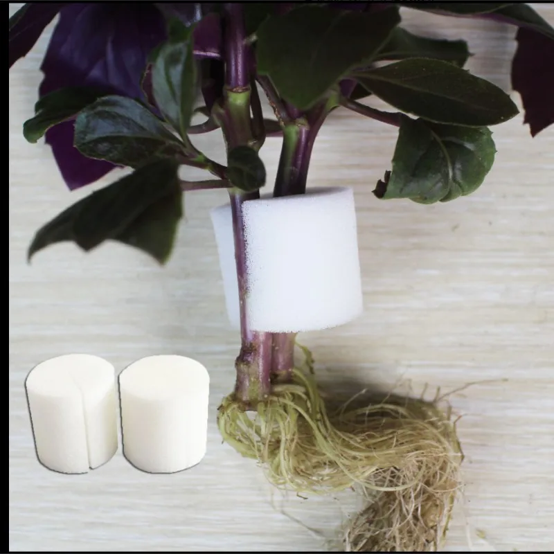 

100Pcs Mini Hydroponic Gardening Plant Tools Planted Sponge Vegetable Cultivation System 32x30mm