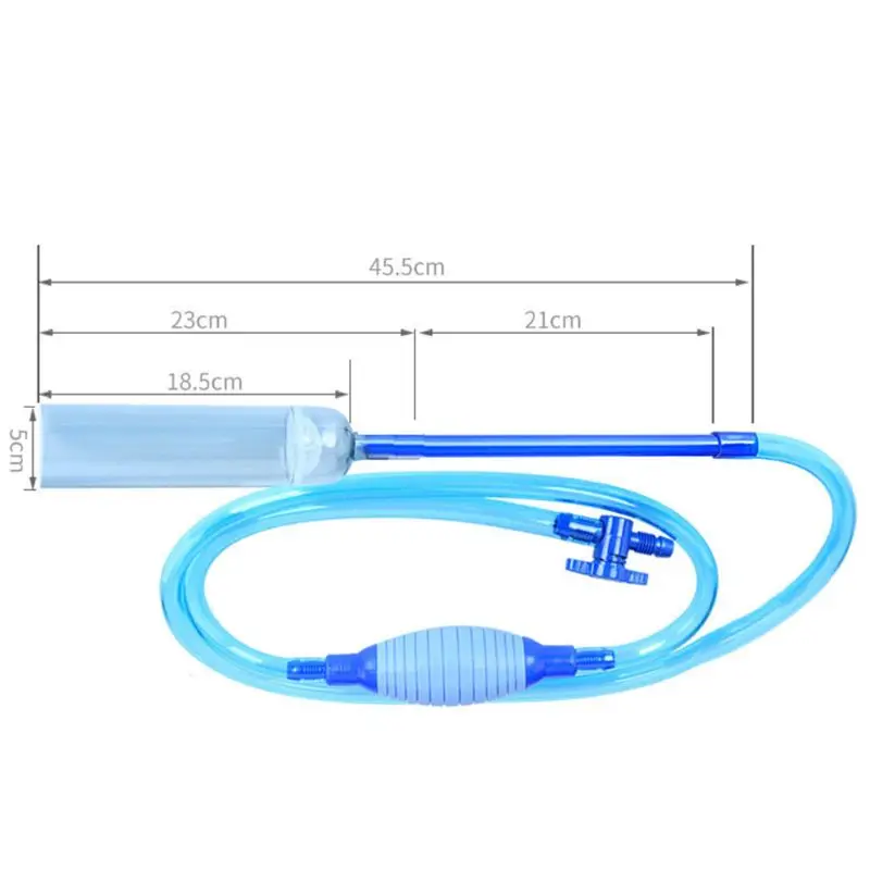

Aquarium Gravel Vacuum Cleaner Tool Siphon Fish Tank Washing Sand Changing Water Semi-automatic Filter Cleaner W0YF