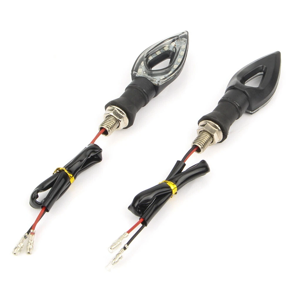 

2pcs Motorcycle Universal 16 LED Turn Signal Indicator Amber Lights Lamp Amber