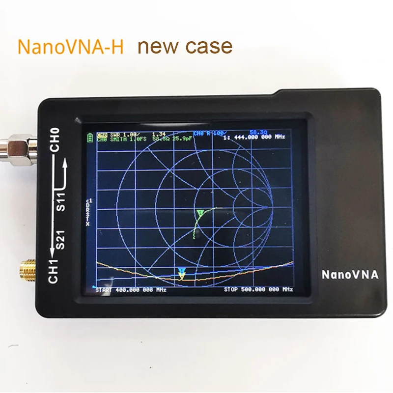 Lusya 2,8 дюймовый сенсорный экран NanoVNA HF VHF UHF UV векторный сетевой анализатор 50 кГц-300 МГц антенный анализатор с батареей I4-001