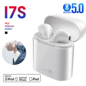 I7s TWS Bluetooth 5.0 Earphones Wireless Headphones Sport Earbuds Headset with Mic Box Stereo Headphones for All Smartphones