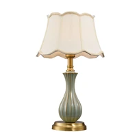 ceramic table lamp american european style desk lamp e27 table lamps for bedroom bedside living room home decor night lights