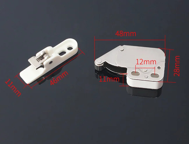 

Миниатюрная защелка замки для шкафов, 1 шт., автоматическая система защелка пружинная, для автодомов, шкафов, дверей, мебели, замки безопасности