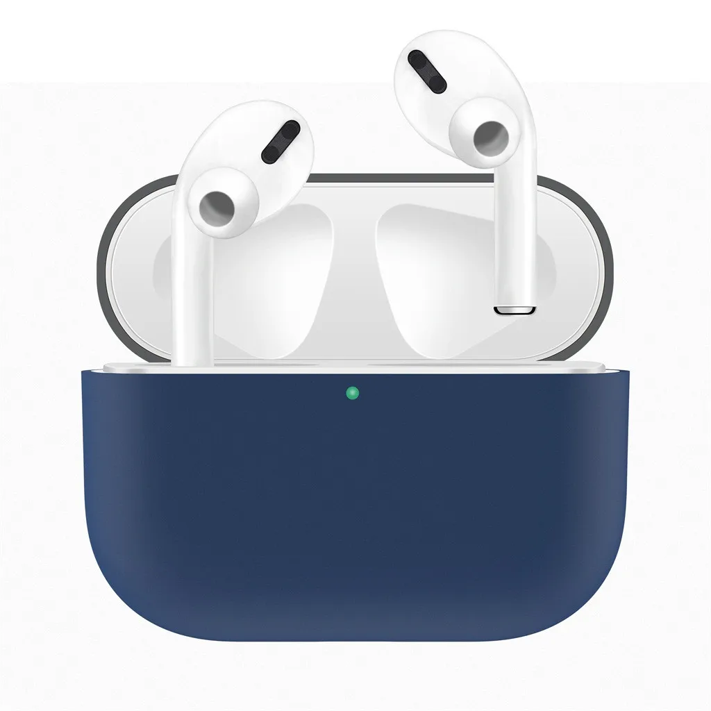 Чехол для AirPods Pro 2019 с беспроводной зарядкой силиконовый защитный чехол точным