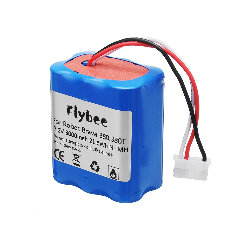 Новинка никель-металлогидридный аккумулятор 7 2 в 3000 мАч для iRobot Roomba Braava 380 380T Mint