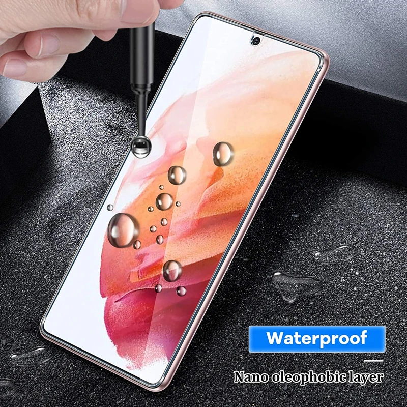2pcs tempered glass for samsung galaxy s21 5g 6 2 inch screen protector hd clear anti scratch bubble free free global shipping