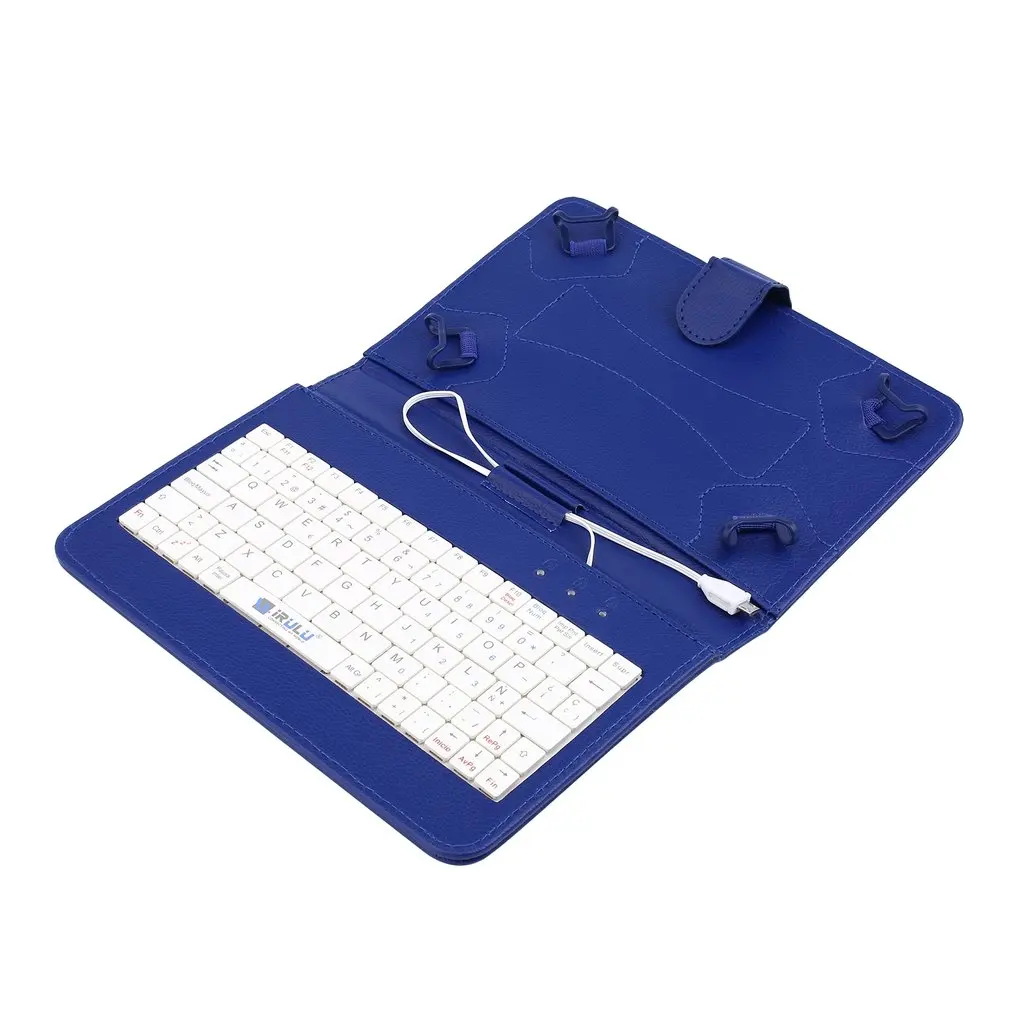 Кожаный чехол с usb клавиатурой и подставкой для мобильного телефона проводной