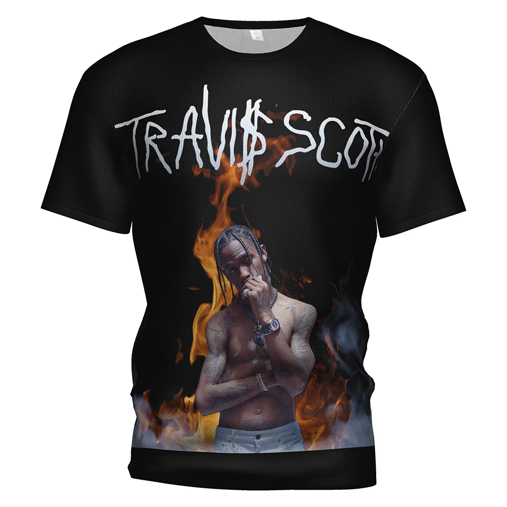 Трэвиса Скотта Astroworld 3d печать футболка для мужчин/wo мужчин хип хоп Джерси