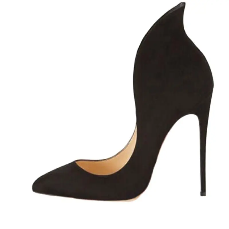 

Shallow Pointed Toe Suede Pumps Thin High Heels Women Fashion Soild Party Dress Wedding Shoes Spring Autume Pumps
