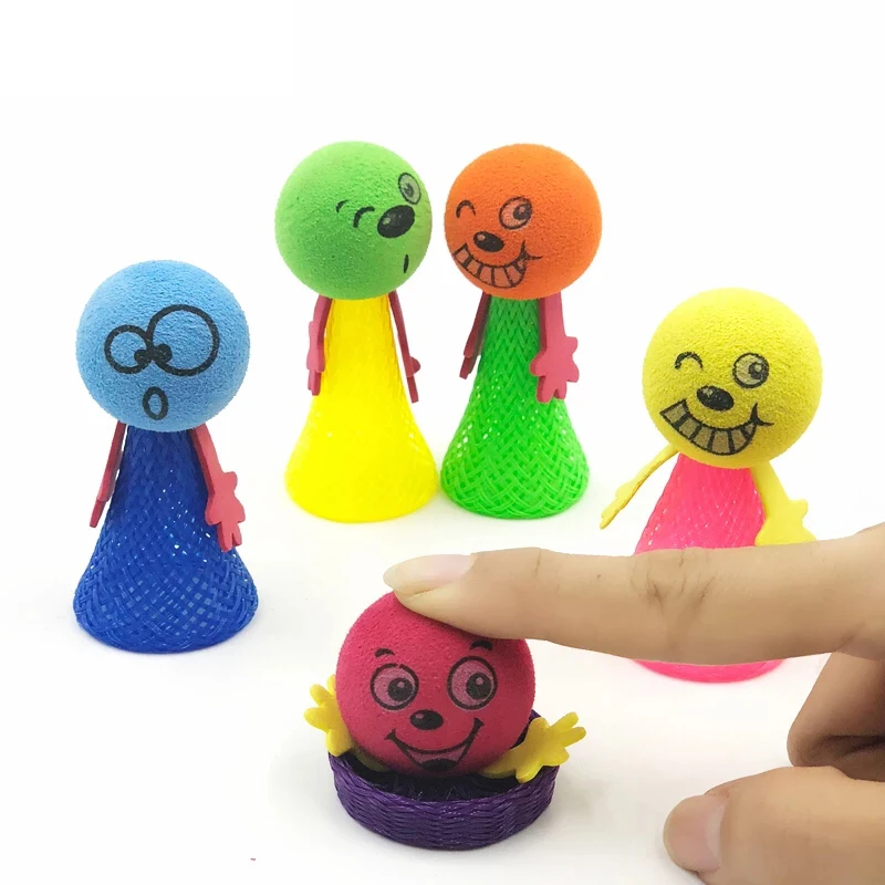 6 шт. игрушка для кошек прыгающая забавный стиль котенок щенок игра-головоломка