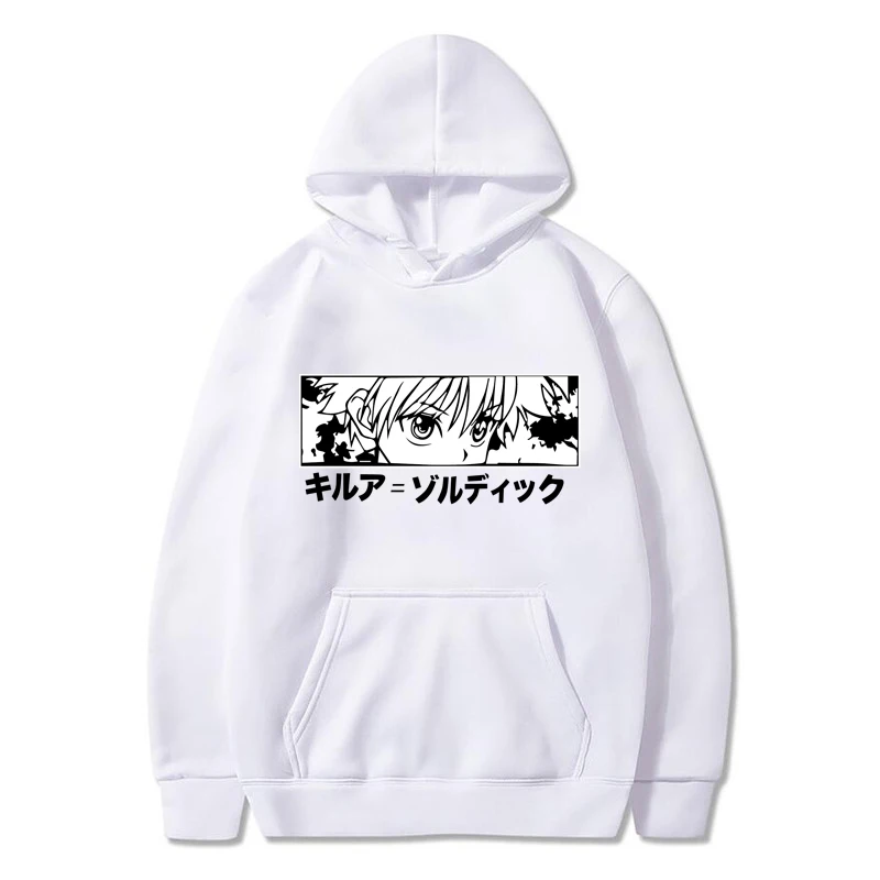 

2020 Anime Hunter X Hunter Killua Eyes Leorio Kurapika Gon Hisoka Pullover Hoodie Streetswear Tops