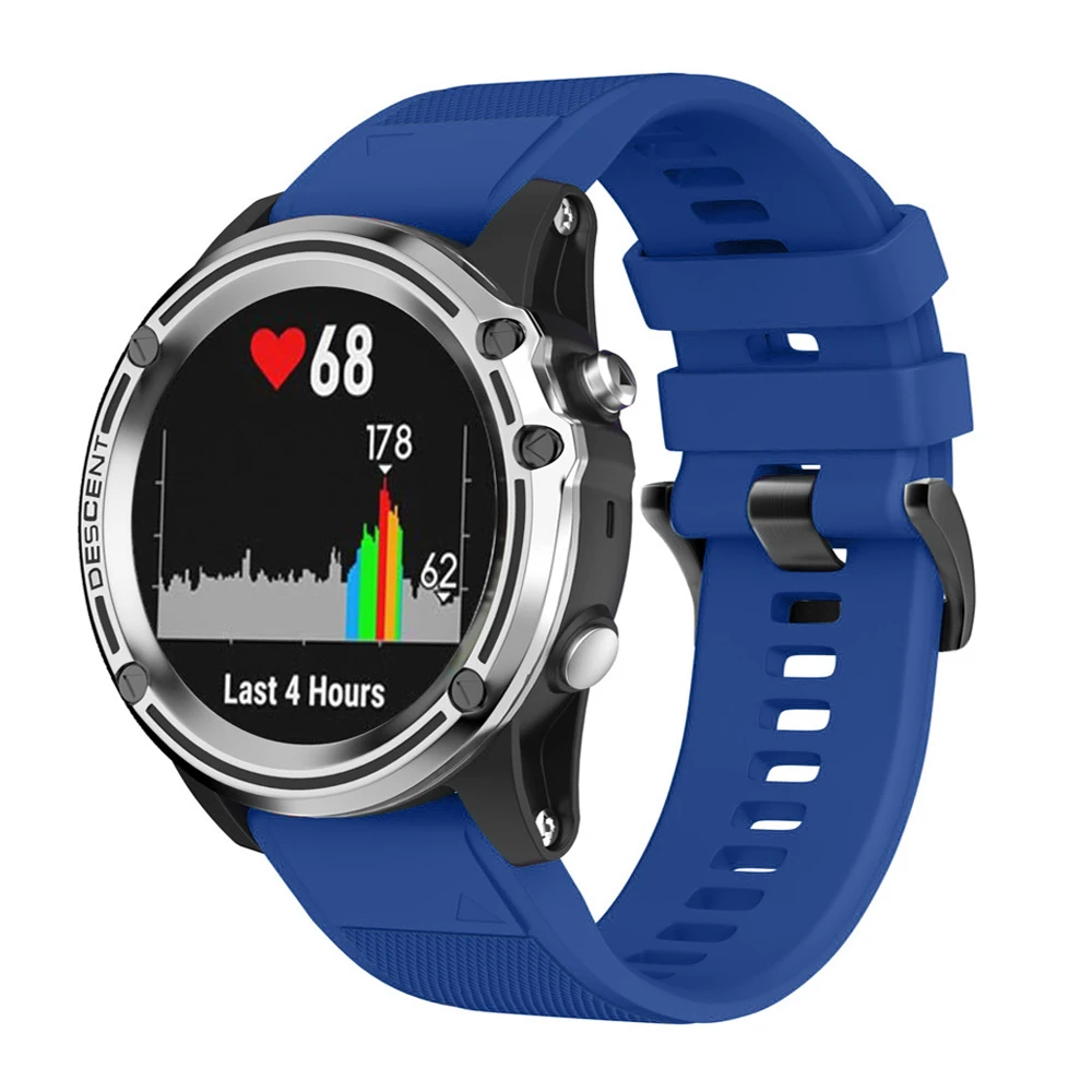 Смарт-ремешок для часов Garmin Fenix 3/3HR/5X/5X Plus силиконовые для фитнеса сменный наручный ремешок подходит для запястья 5,70-10,23 дюйма(145 мм-260 мм