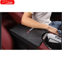 for gwm haval hover h6 3th 2021 2022 car styling interior armrest anti dirty pad cover sticker pu leather cover accessories